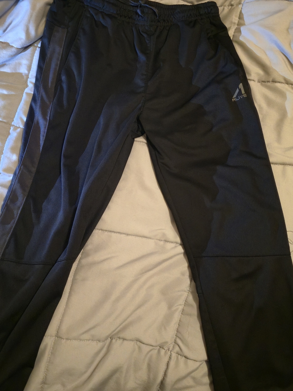 Alive Active Men's Black Performance Sweats - Medium